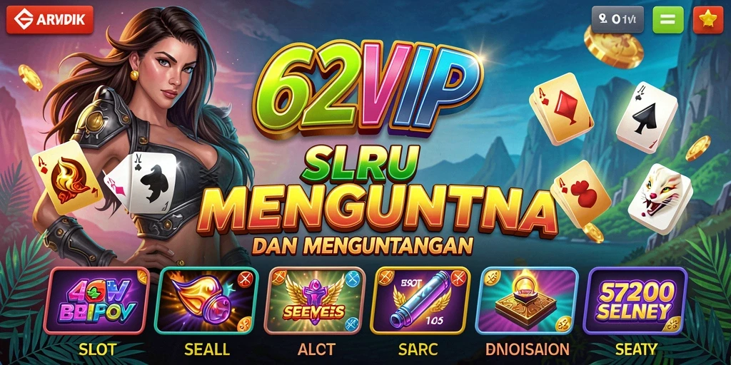 Tampilan menarik dari gameplay Slot di 62VIP.