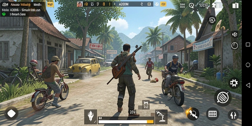 Tampilan gameplay A200M yang menarik dan interaktif.