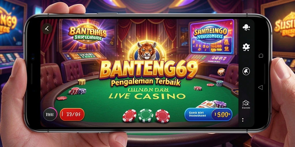 Tampilan menarik dari permainan Live Casino di BANTENG69.