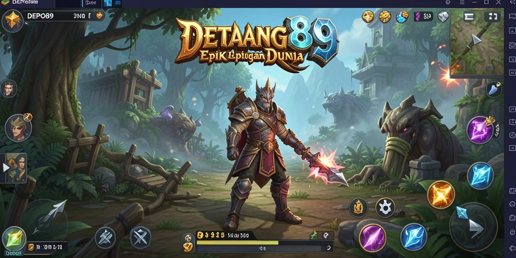 Tampilan gameplay DEPO89 yang menakjubkan dan seru