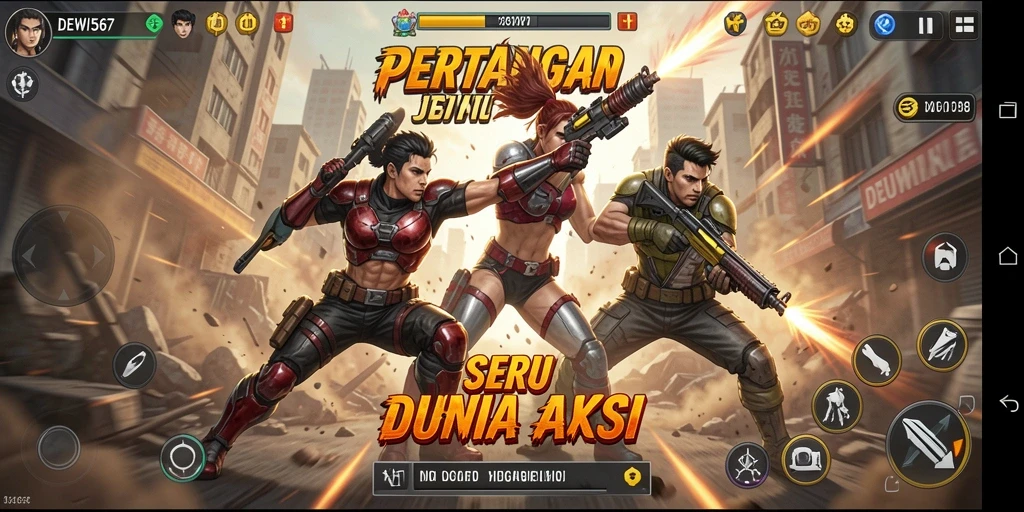 Gameplay menarik dan pertarungan seru di DEWI567.