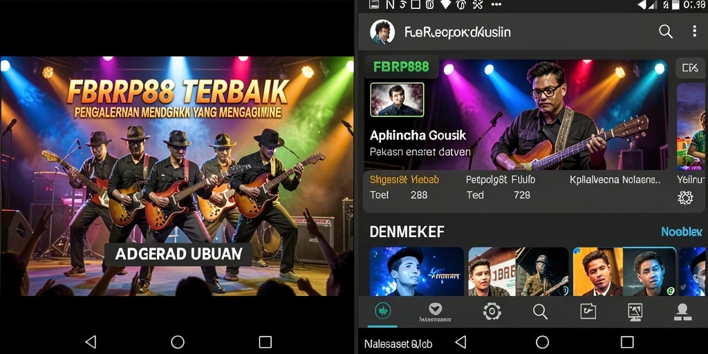 Tampilan gameplay FBRP88 dengan berbagai pilihan musik yang menarik.