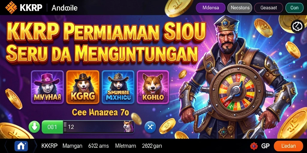 Tampilan screenshot utama KKRP dengan gameplay Slot yang menarik.