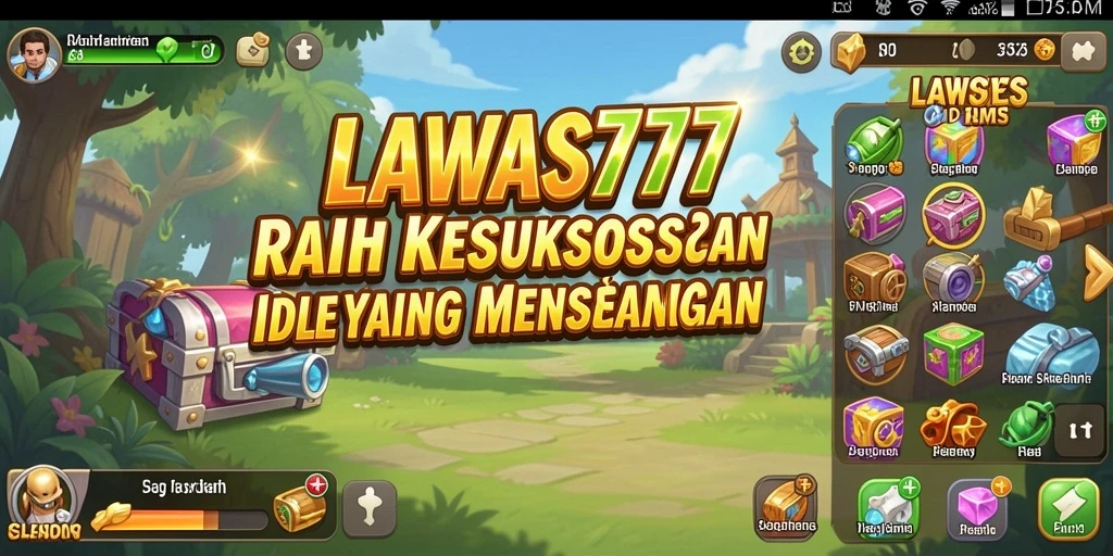Tampilan gameplay LAWAS777 yang seru dalam genre Idle.