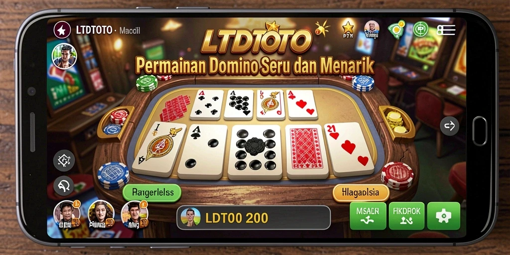 Screenshot gameplay LTDTOTO menampilkan pengalaman bermain Domino.