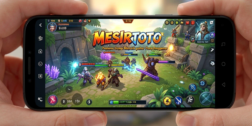 Tangkapan layar gameplay MESIRTOTO menampilkan aksi strategi yang mendebarkan.