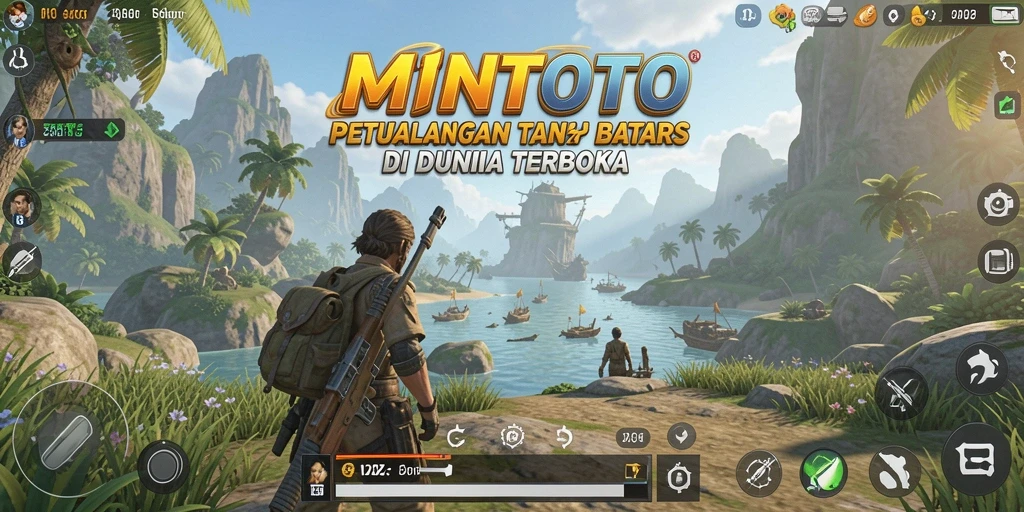 Gameplay seru MINTOTO di dunia terbuka yang luas.