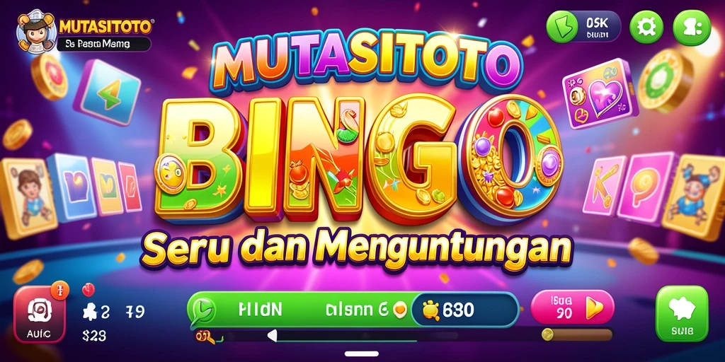 Tampilan gameplay seru dari aplikasi Bingo MUTASITOTO.