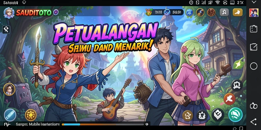 Menampilkan momen seru dari gameplay SAUDITOTO.