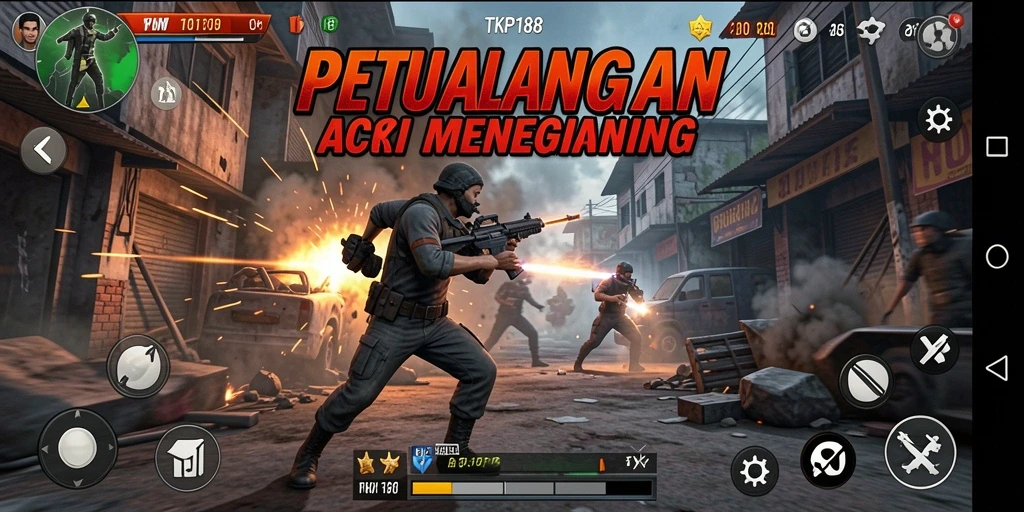 Tampilan gameplay TKP188 yang seru dan penuh aksi.