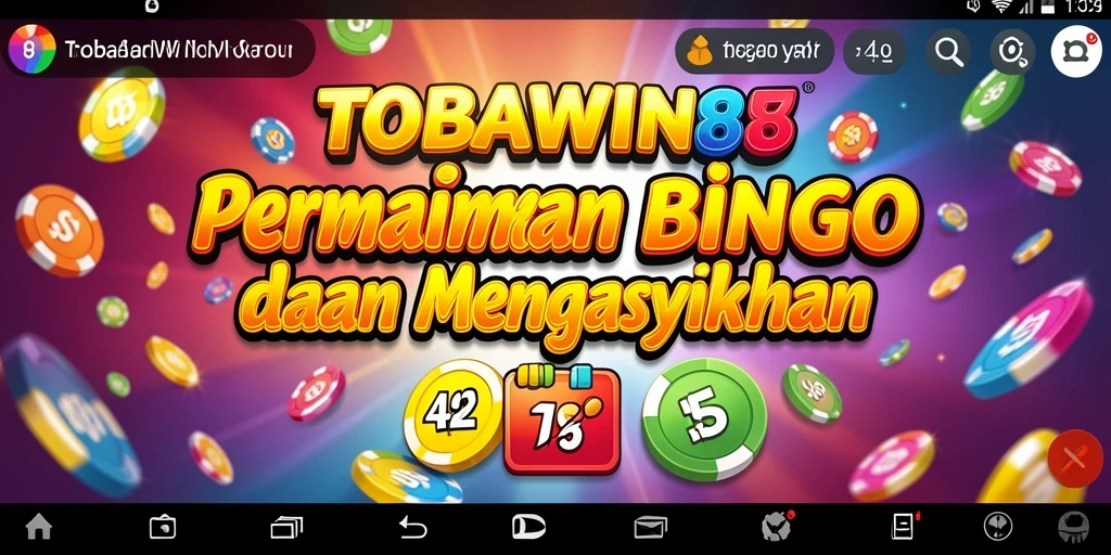 Screenshot dari gameplay Bingo di TOBAWIN88 yang penuh aksi.