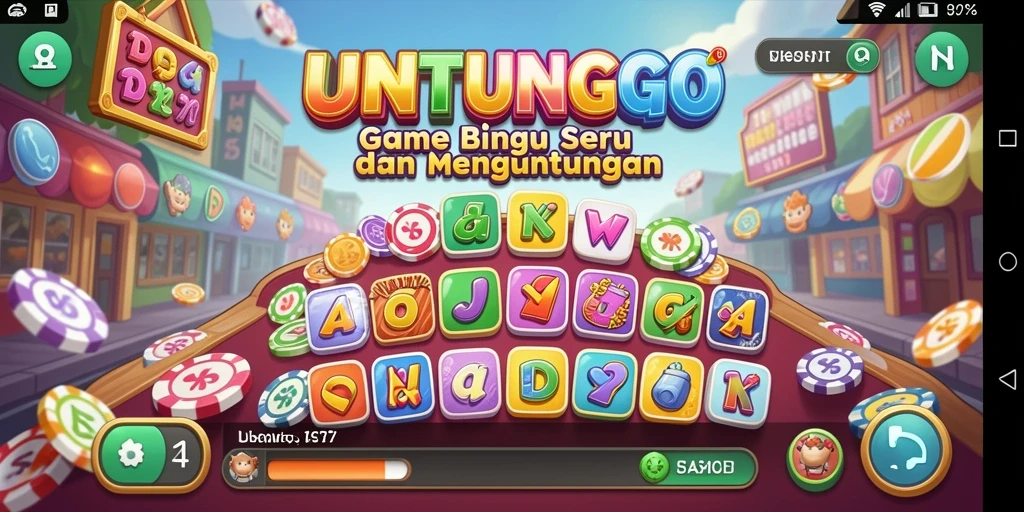 Tampilan gameplay UNTUNGGO yang menarik dan interaktif.