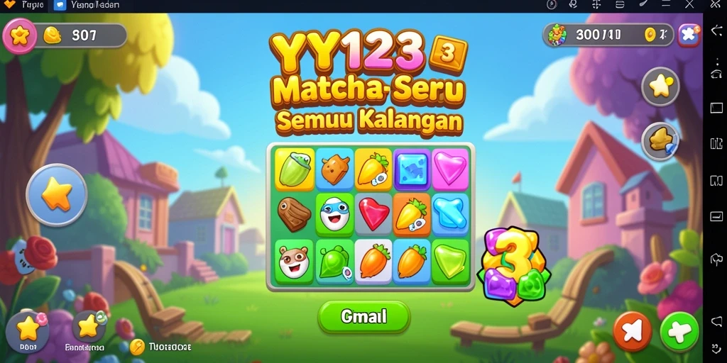 Tampilan gameplay seru dan warna-warni dari YY123.